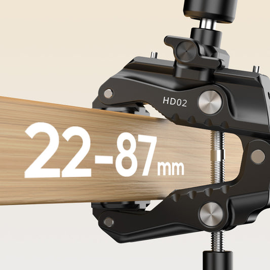 Ulanzi HD02 Magic Arm Kit met Clamp - Zwart - Vaste statieven