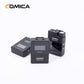 Comica BoomX-D D2 wireless microphone set with 2 transmitter and receiver for camera and smartphone