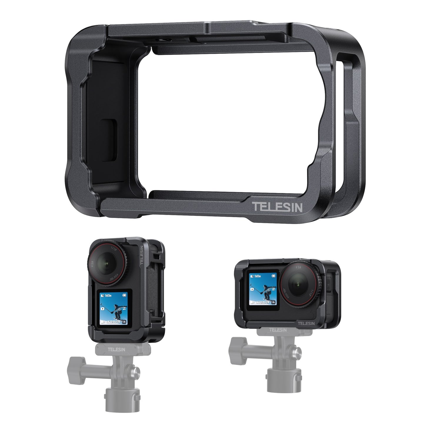 Telesin Metal Cage for DJI Osmo Action 6 - Gray