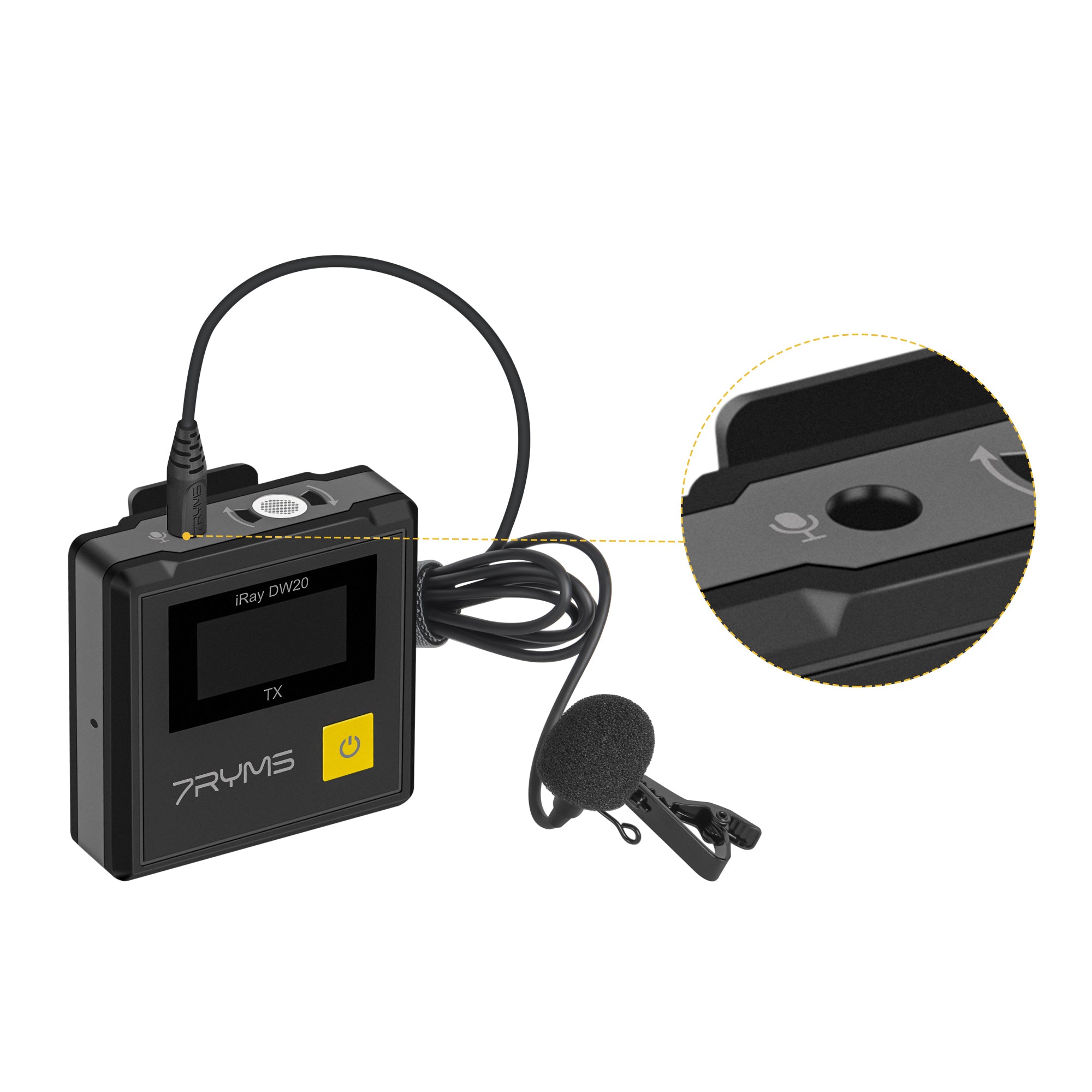 iRay DW20 ワイヤレスピンマイク　新品未使用 81Mi6BGtqqL._AC_UF350,