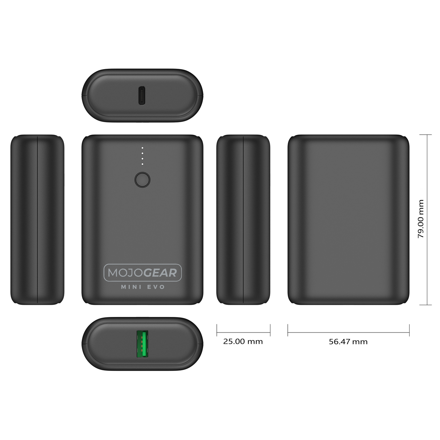 MOJOGEAR MINI EVO 10.000 mAh power bank 22.5W