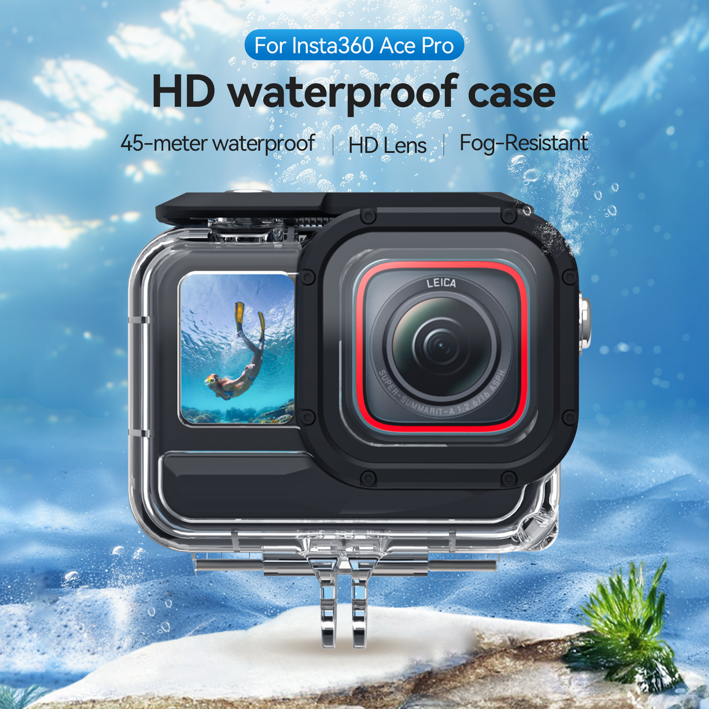 Telesin Waterproof Housing for Insta360 Ace Pro