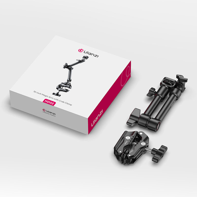 Ulanzi HD02 Magic Arm Kit with Clamp - Black