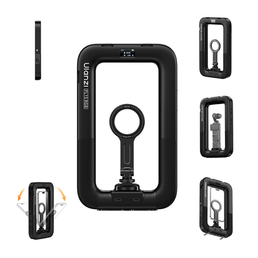 Ulanzi PL15RGB Ringlamp Video Rig voor smartphone - MagSafe - Ringlampen