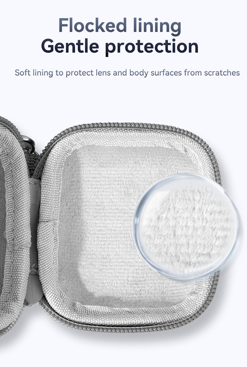 Telesin opbergcase Hard Shell voor Insta360 GO 3 - Grijs - GoPro-accessoires