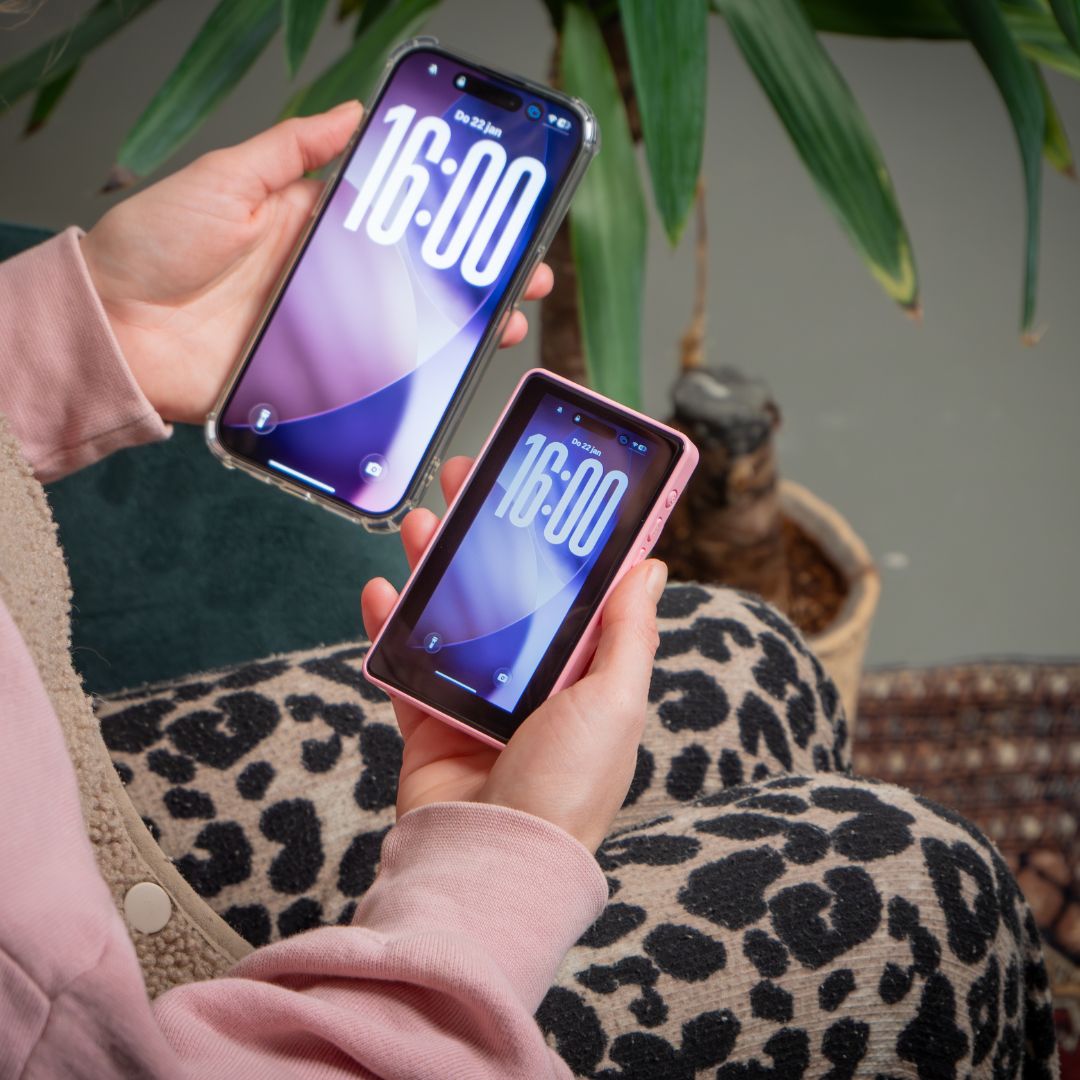 MOJOGEAR VS3 Selfie Vlog Monitor draadloos + bedraad - Roze - Overige producten