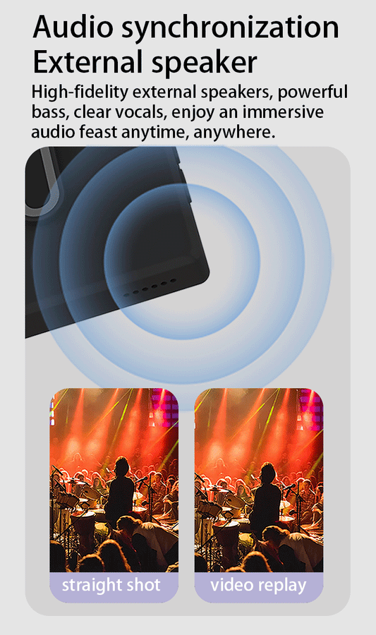 MOJOGEAR VS4 Touchscreen Selfie Vlog Monitor - Wit -