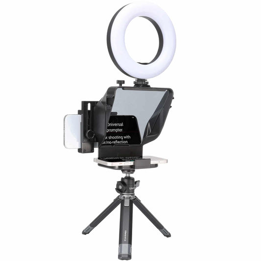 Ulanzi PT-15 Universele Autocue - Teleprompter voor smartphone en camera - Autocue