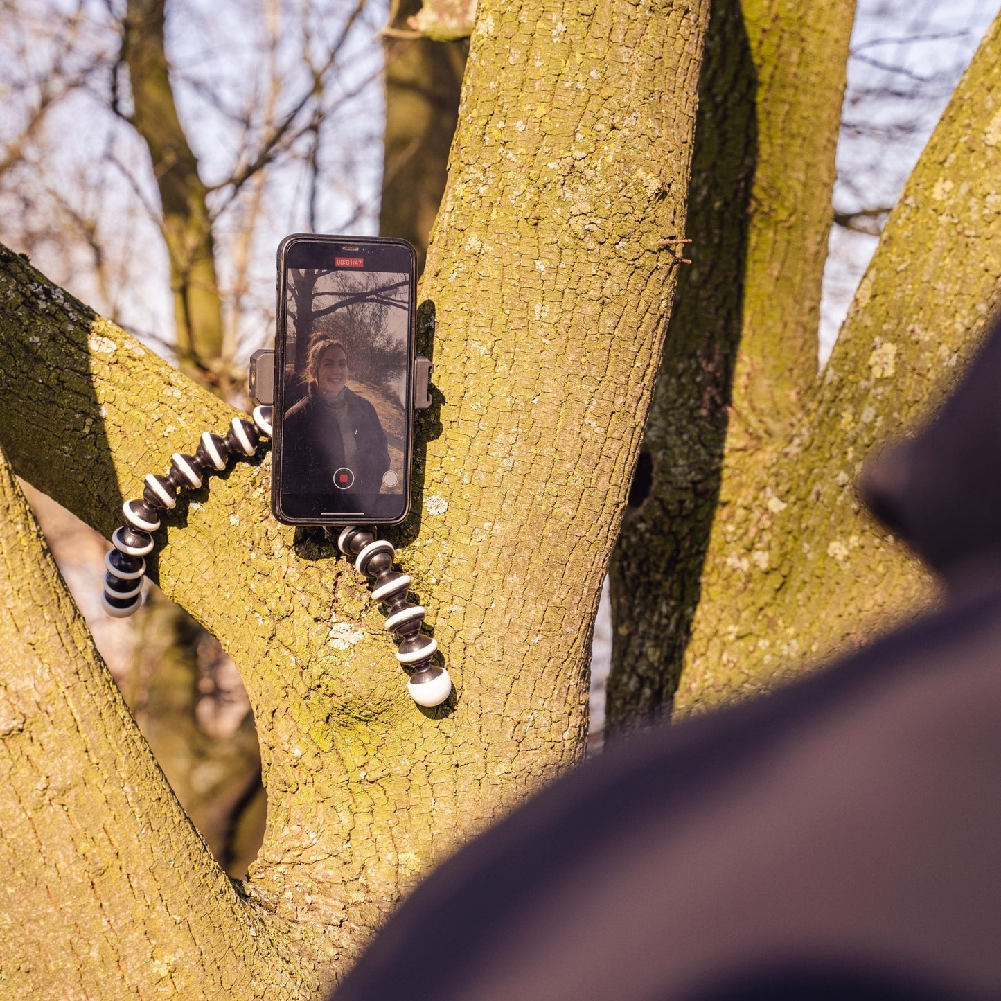 Flexibel statief met extra flexibele poten