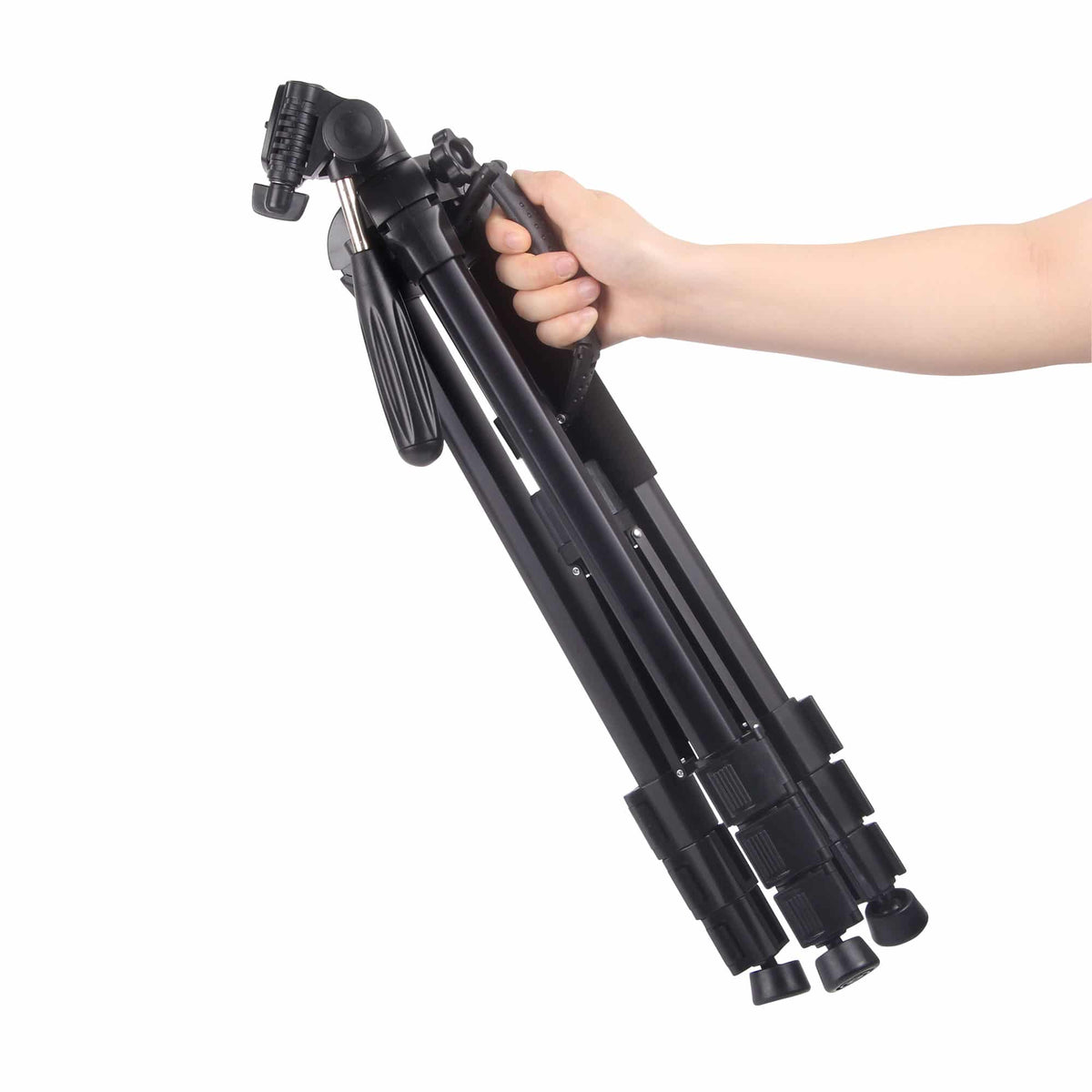 MOJOGEAR 177cm 2-in-1 camera en telefoon statief: driepoot & monopod