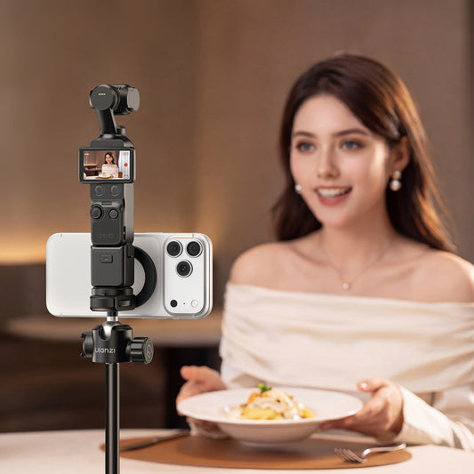Ulanzi MT-44 M magnetische selfiestick statief met remote - Zwart - Selfiesticks