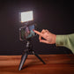 MOJOGEAR Video KIT: Mini tripod + phone holder + microphone + light