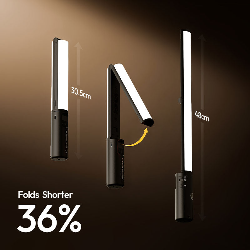 Ulanzi FOLD15 Foldable 15W RGB Tube Light - Black