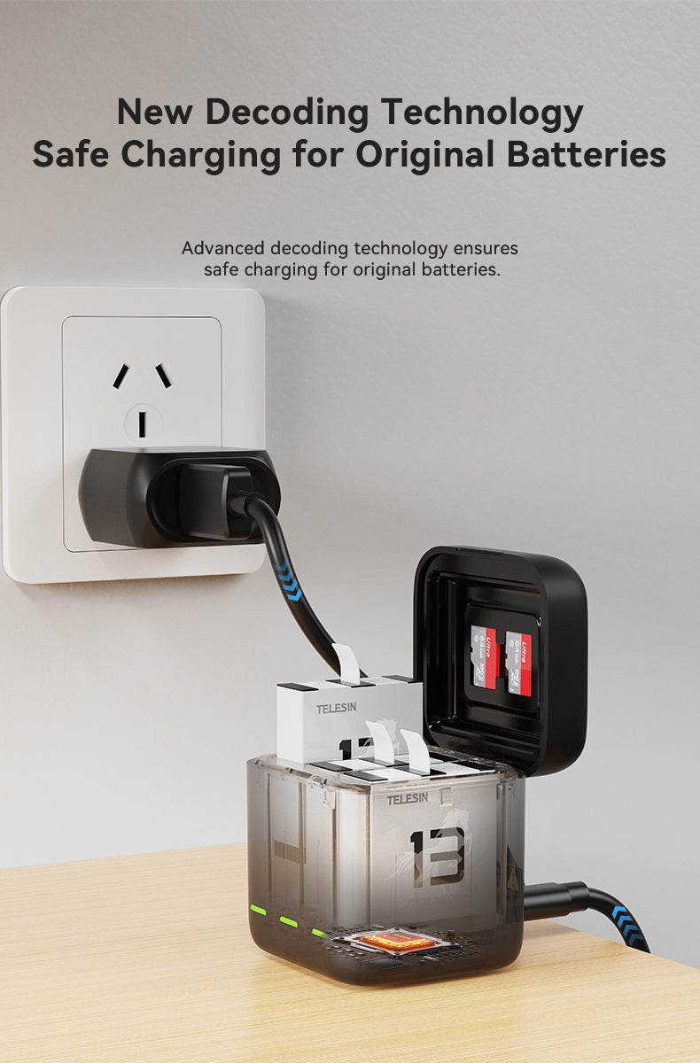 Telesin Battery Charging Box for GoPro Hero 13
