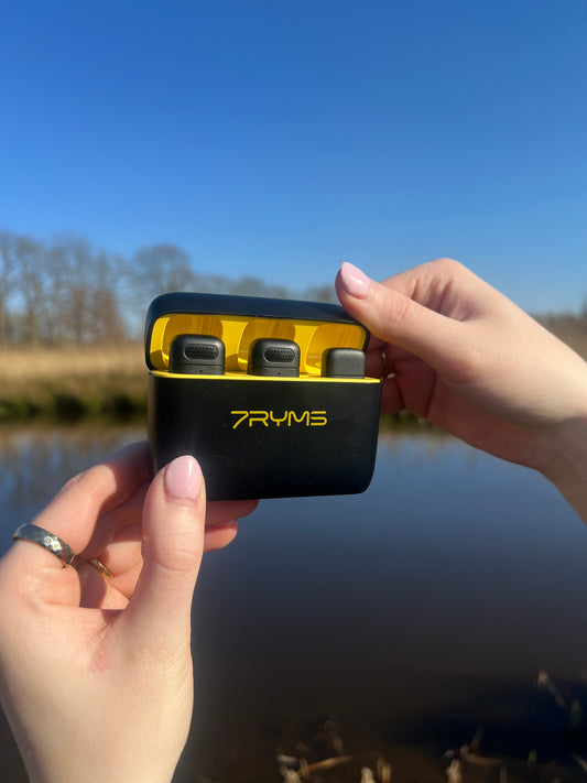 7RYMS Rimo S1(LN) 2.4G Dual-channel draadloze microfoon met Lightning aansluiting - Draadloze microfoons