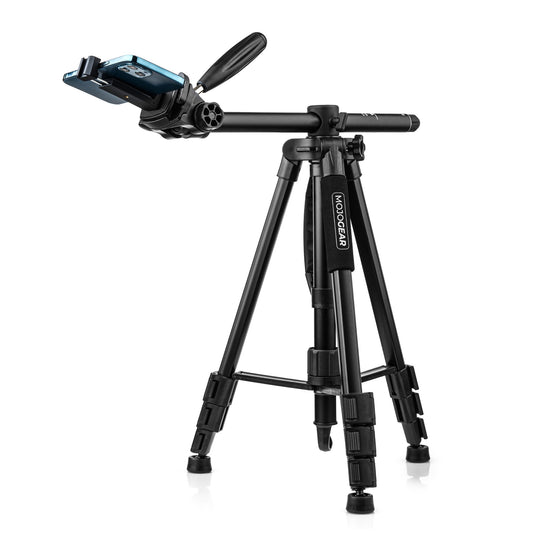 MOJOGEAR 167cm 3-in-1 statief: driepoot, monopod & horizontale arm - Grote statieven