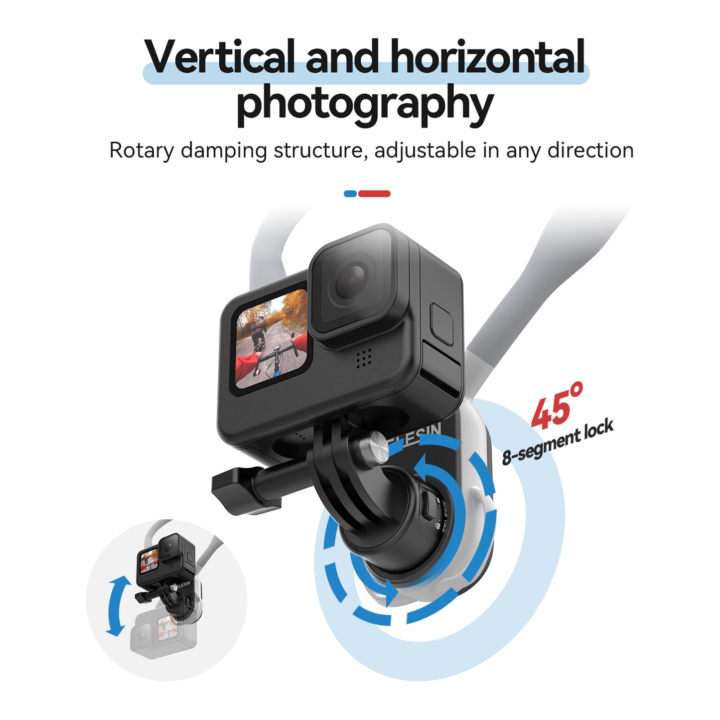 Telesin Neck Mount Quick Release for GoPro/action cam