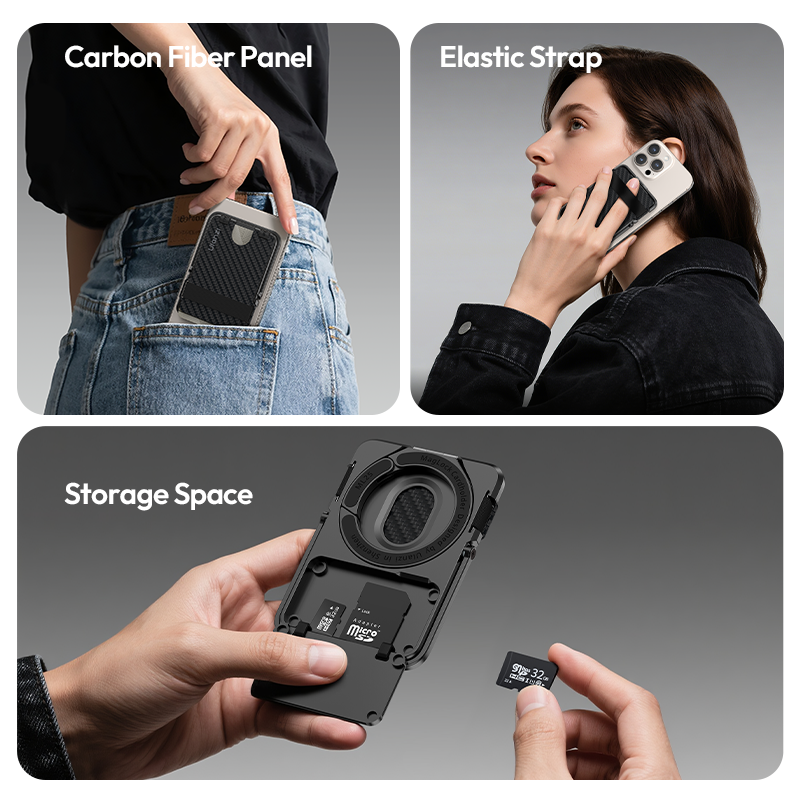 Ulanzi ML25 MagLock Kaarthouder en telefoonstandaard magnetisch - Overige producten