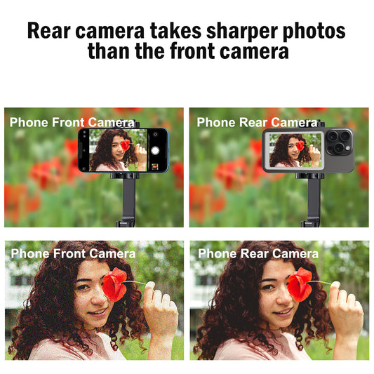 MOJOGEAR VS2 Selfie Vlog Monitor voor iPhone en Android - Wit - Overige producten