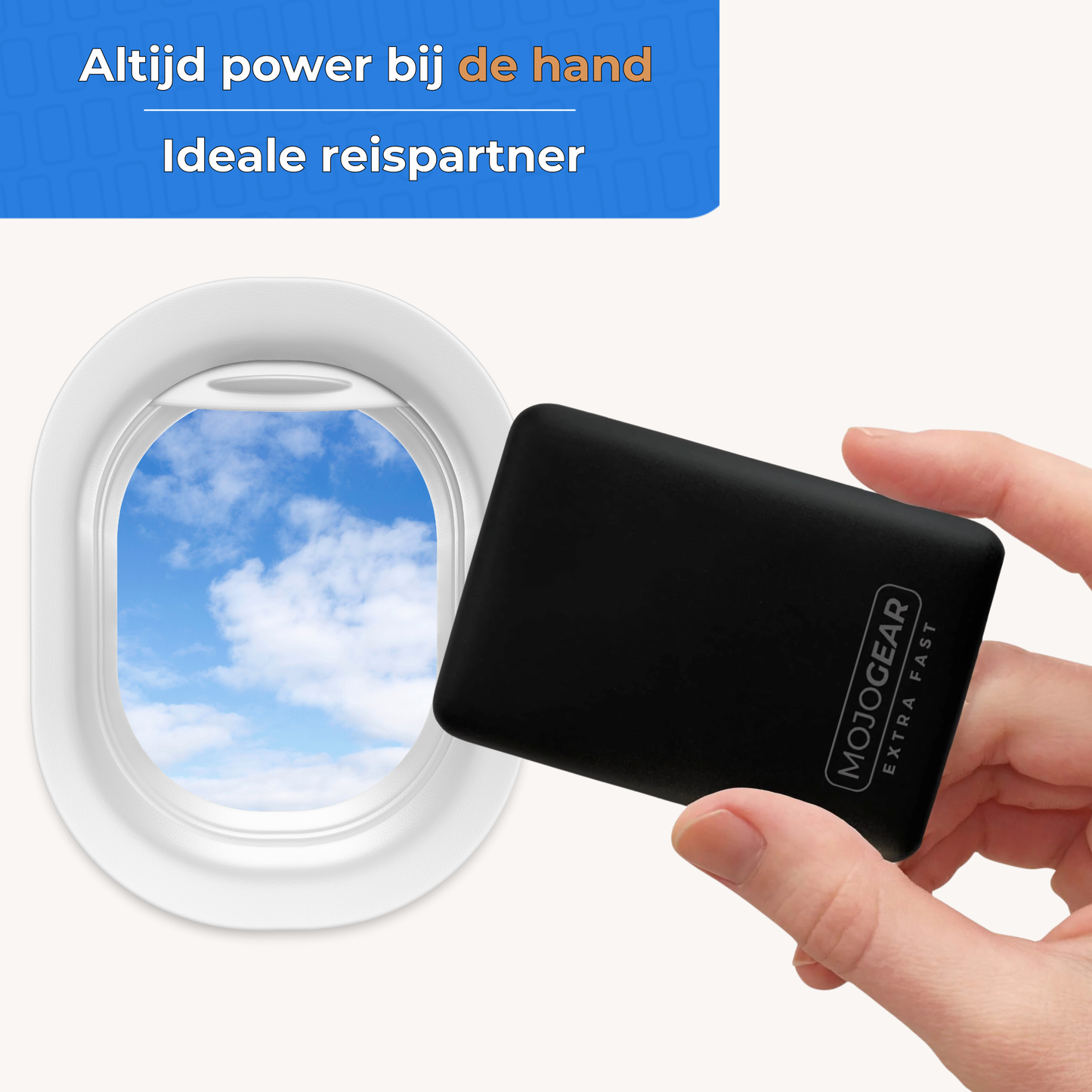 MOJOGEAR MINI EXTRA FAST 10.000 mAh powerbank - Powerbanks