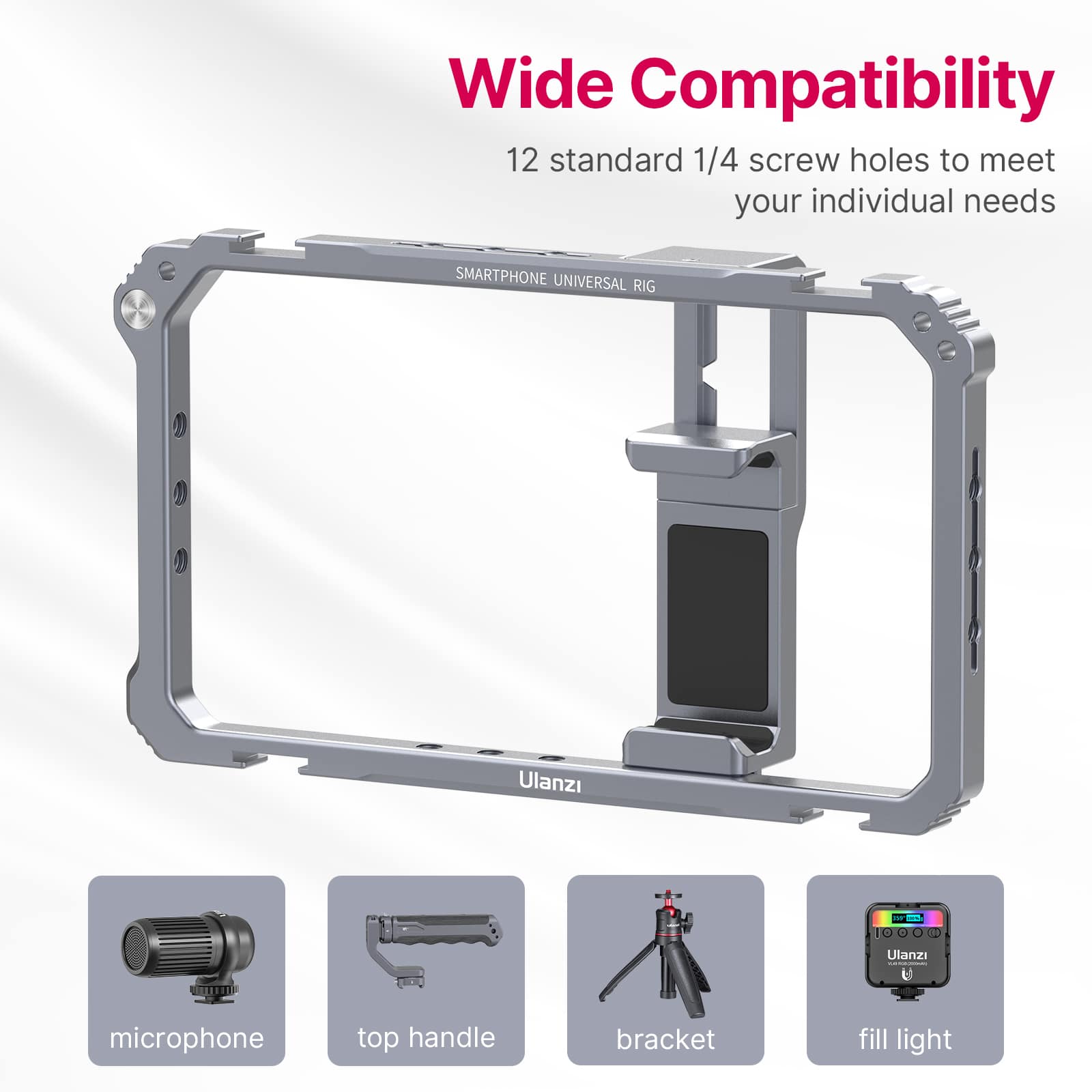 Ulanzi smartphone rig metaal | MOJOGEAR
