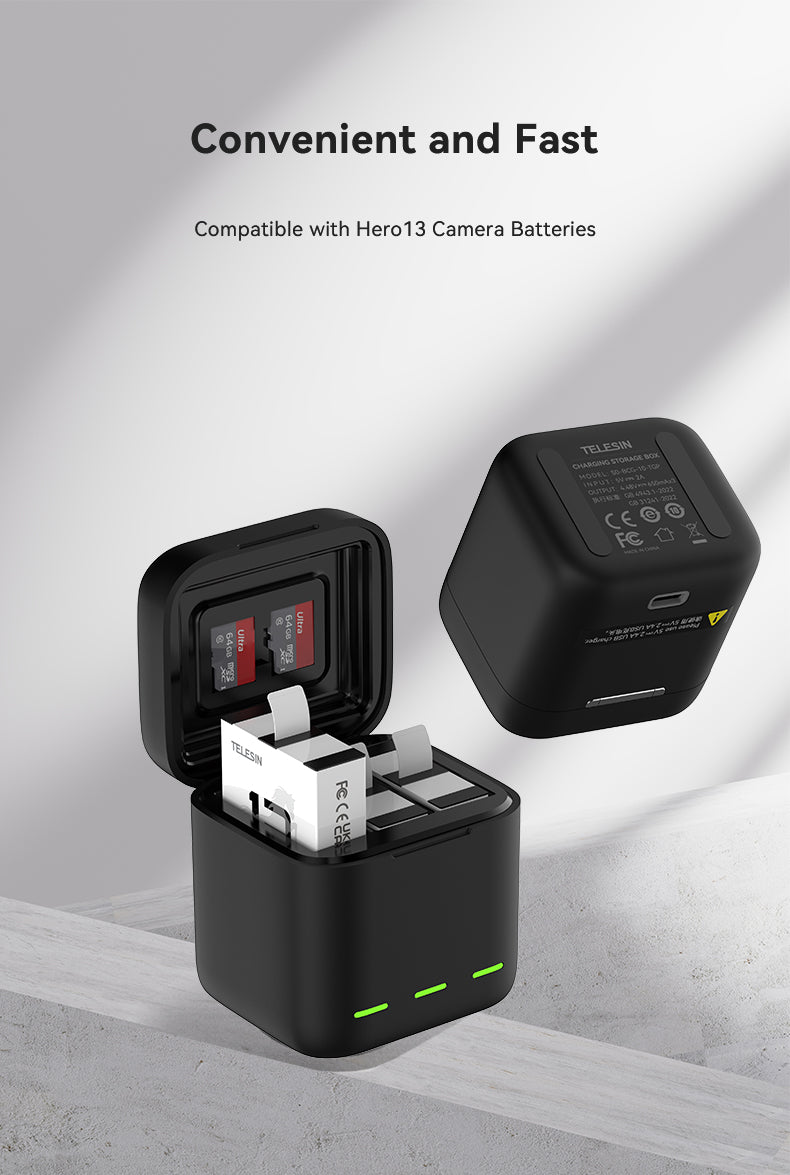 Telesin Battery Charging Box for GoPro Hero 13