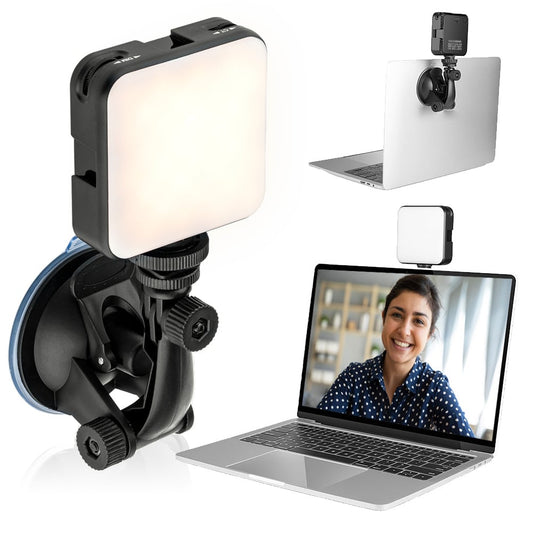 MOJOGEAR video conference LED lamp KIT - with suction cup for laptop / computer / monitor