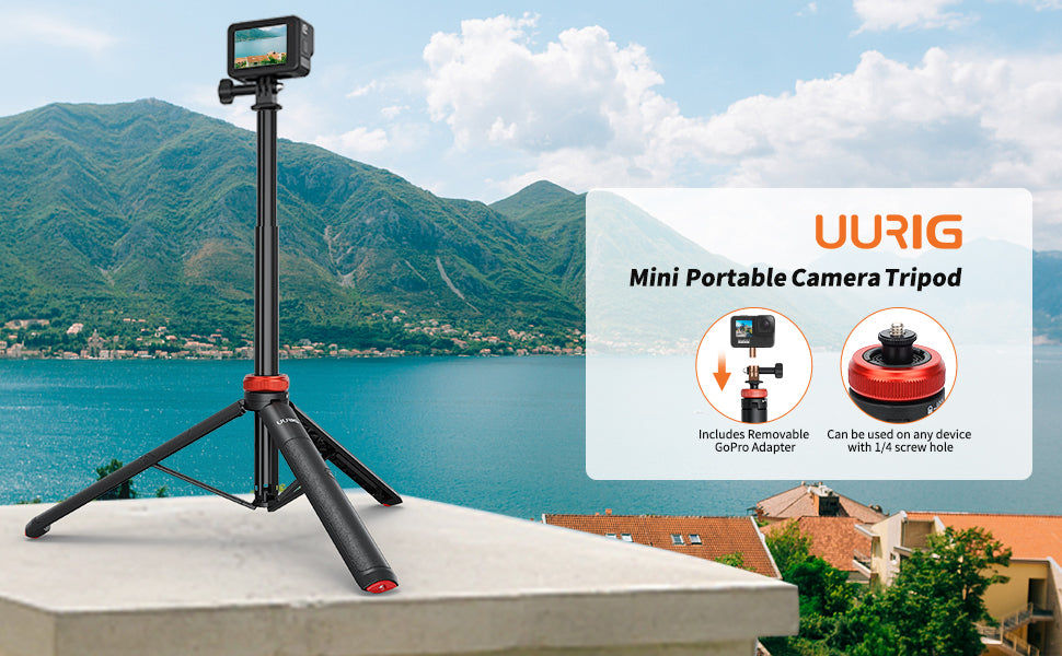 Ulanzi UUrig TP-03 Action cam Selfiestick Statief - 29 tot 127cm