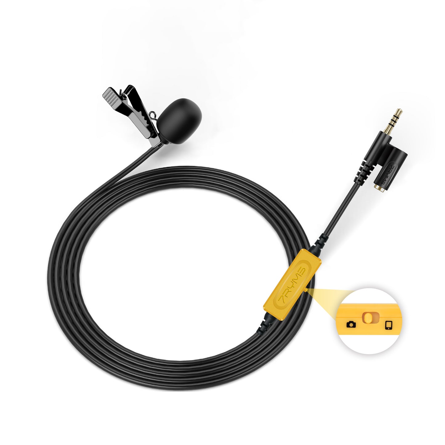 7RYMS S.LAV 01 Lavalier Microphone for smartphone, camera and computer (2.5 m.)