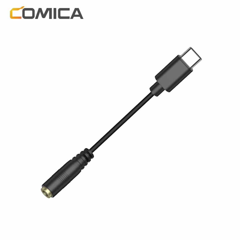 Comica USB-C naar mini-jack adapter