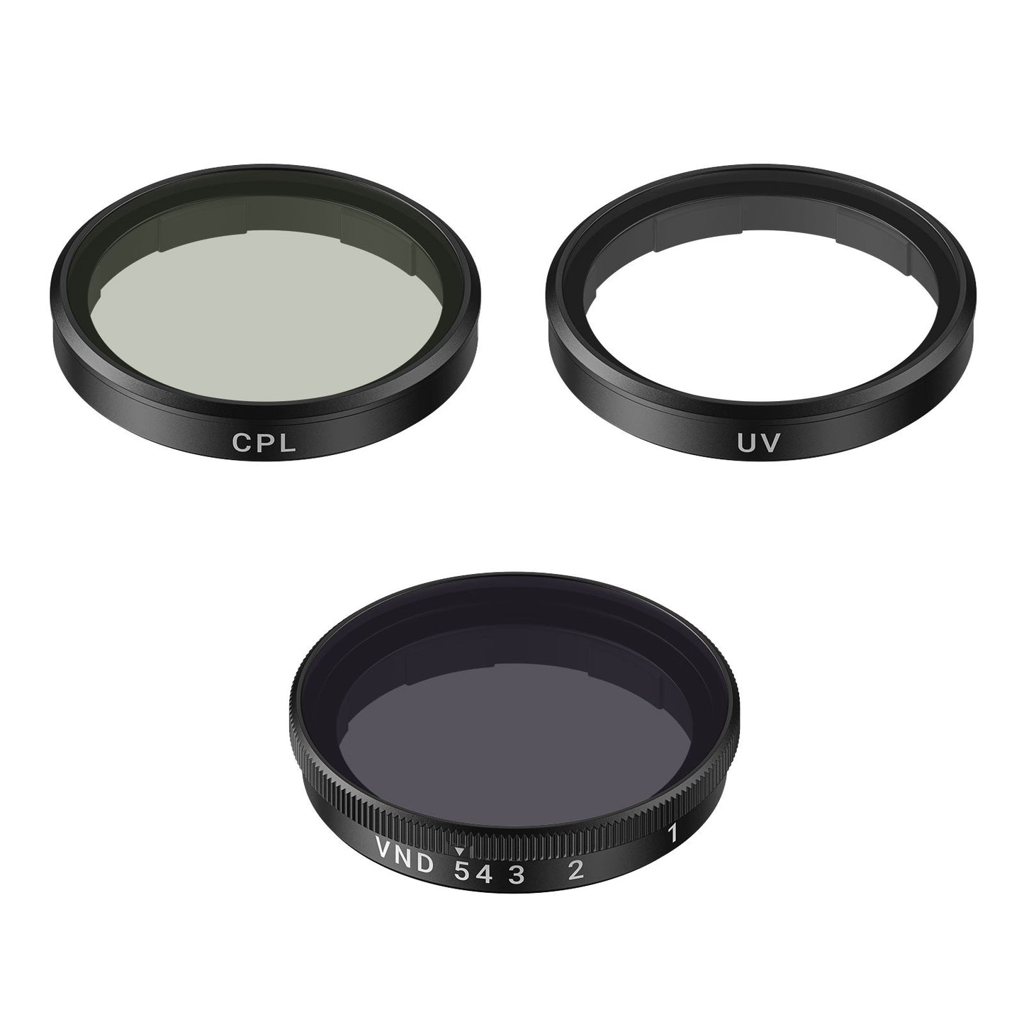 Telesin Filter kit for DJI Osmo Action 6 - CPL + UV + VND