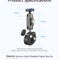 Telesin Tube Clamp voor DJI Osmo Action 3/4/5/6 - Grijs - GoPro Mounts