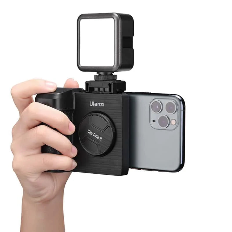 Ulanzi CapGrip II smartphone camera grip with magnetic Bluetooth remote shutter