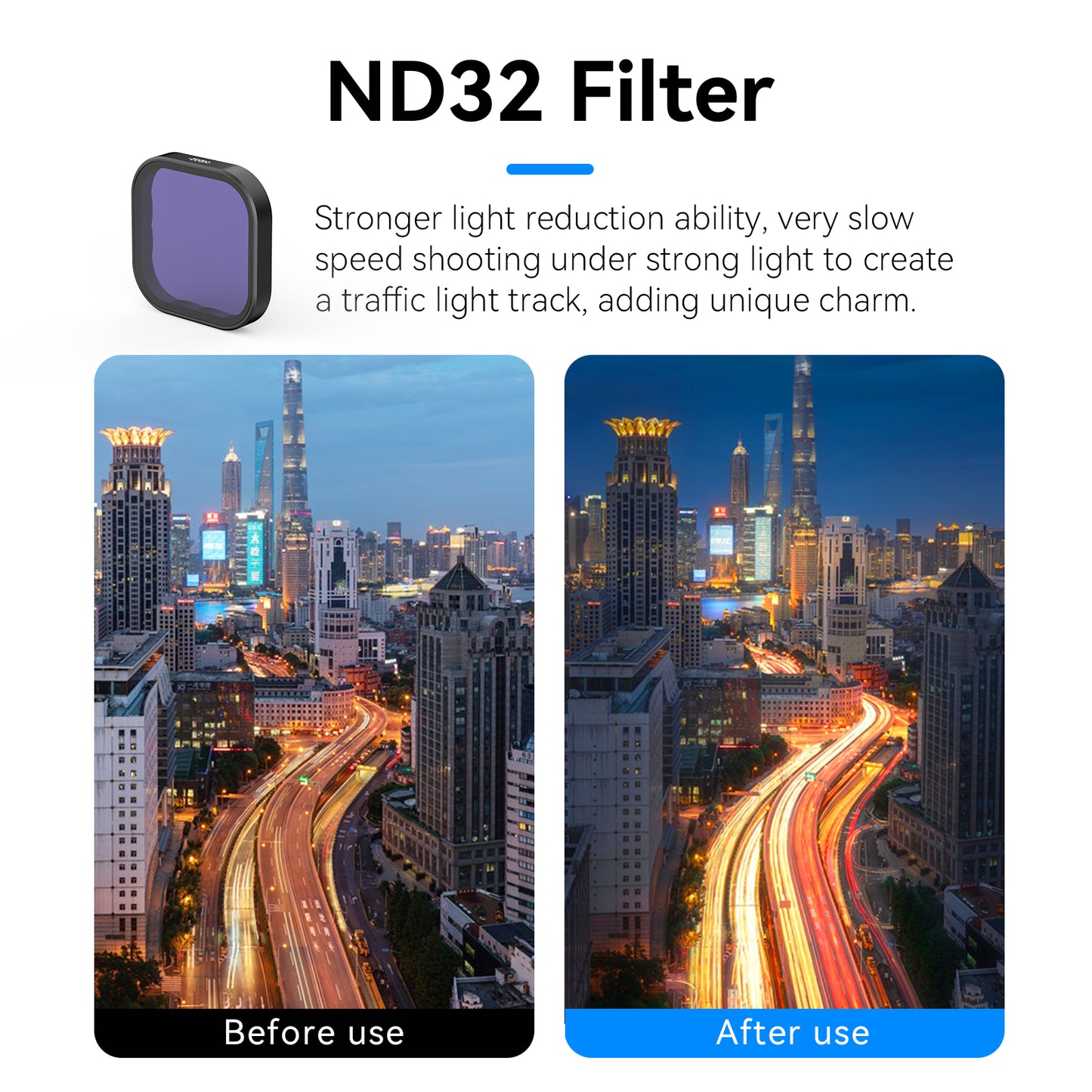 Telesin Lens Filter Kit GoPro Hero 13 - CPL+ND8/16/32/64 - GoPro filters