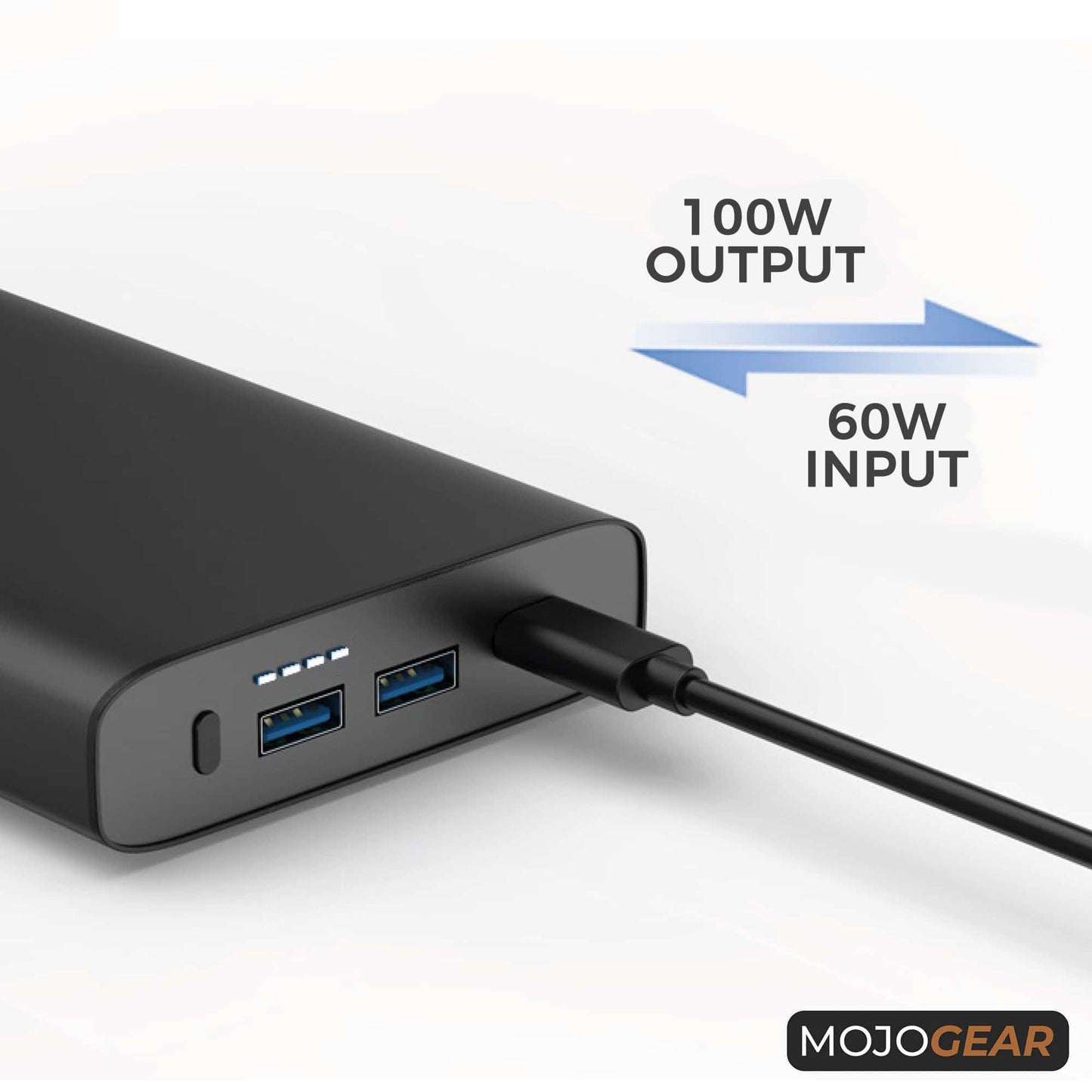 MOJOGEAR ULTRA 26.800 mAh 100W Laptop Powerbank