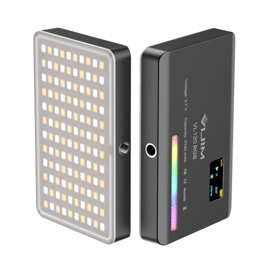 Ulanzi VL120 RGB Multi Color LED-videolamp - Cameralampen