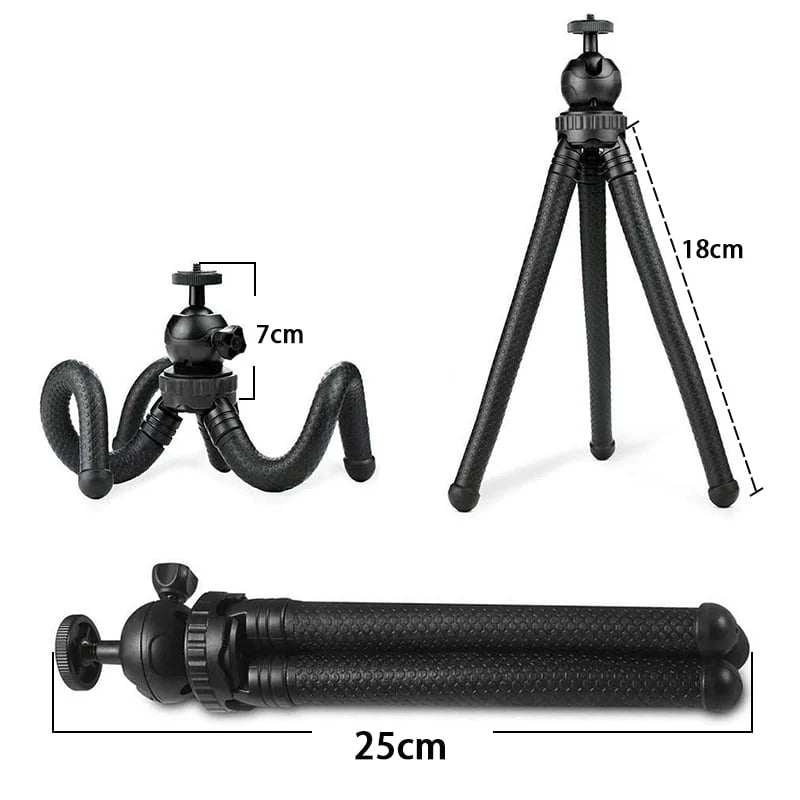 Flexible tripod with extra sturdy legs