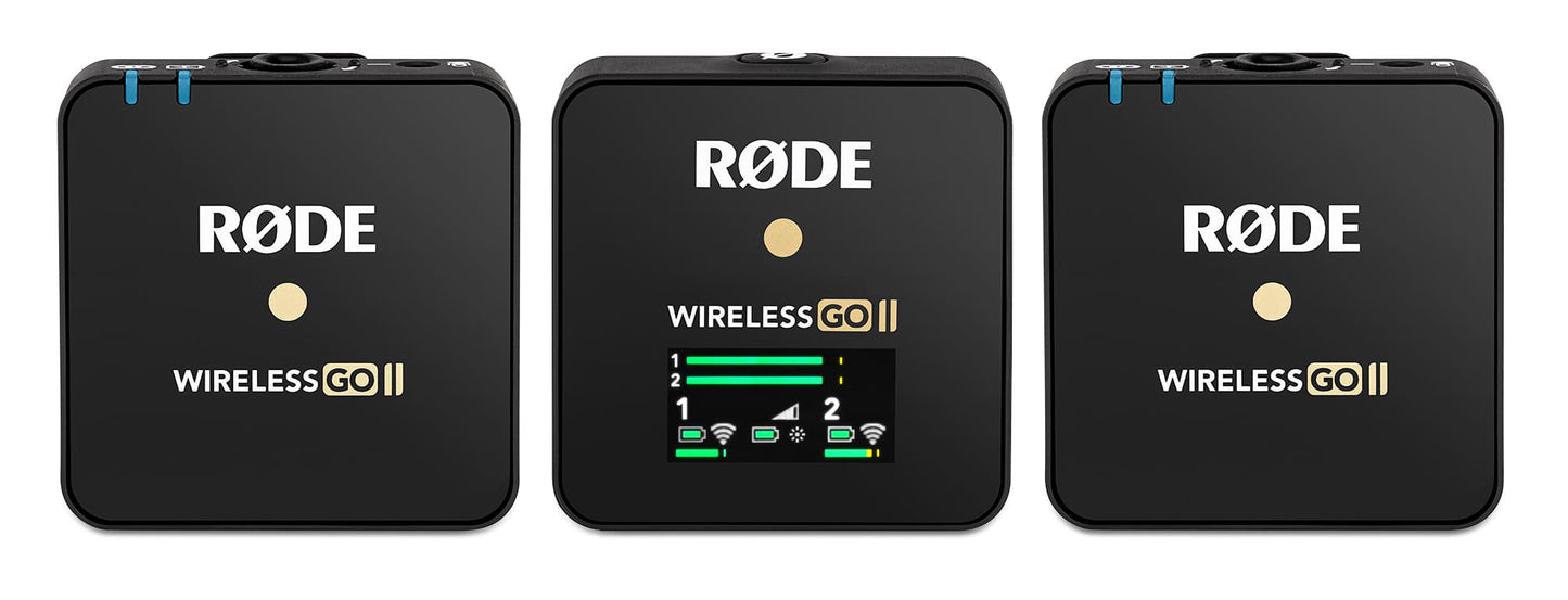 RØDE Wireless GO II wireless microphone set with 2 transmitters