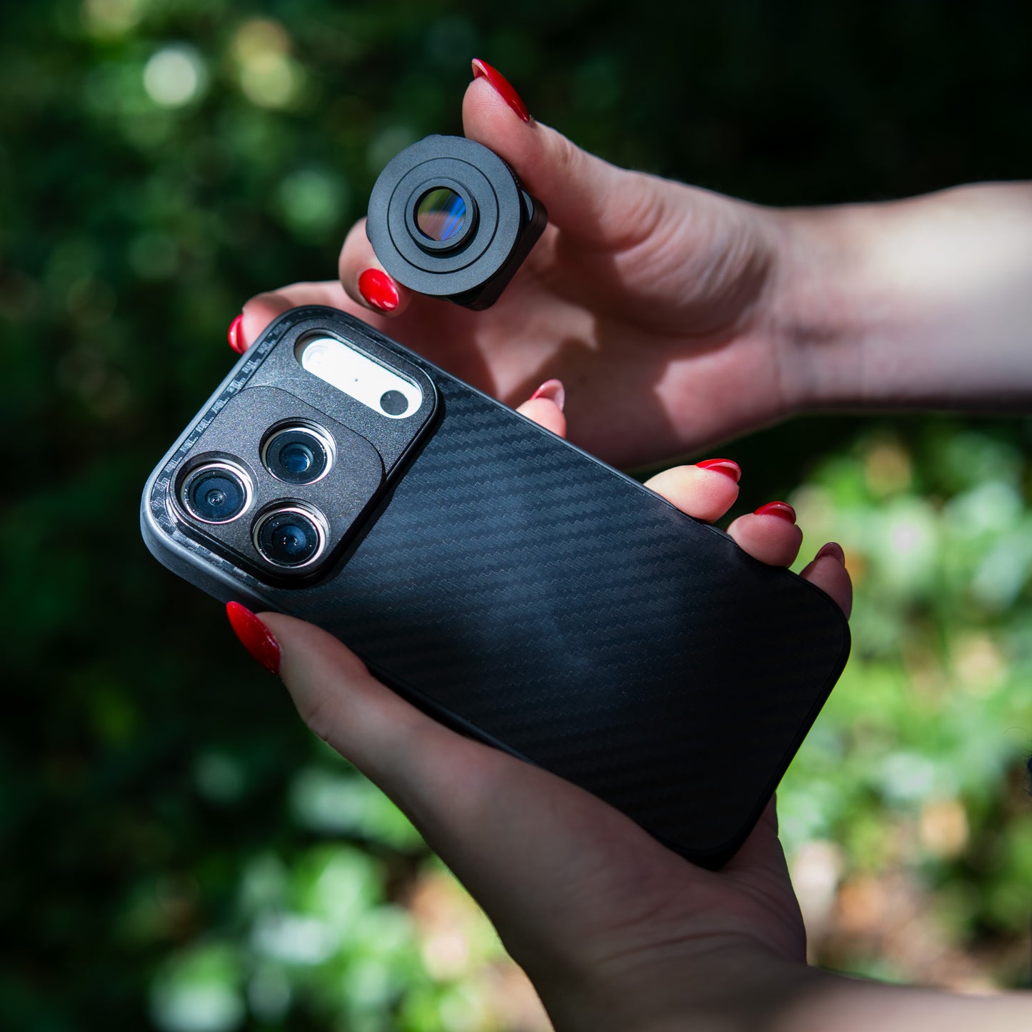 MOJOGEAR 17mm lens case voor iPhone 16 - Carbon - Overige producten