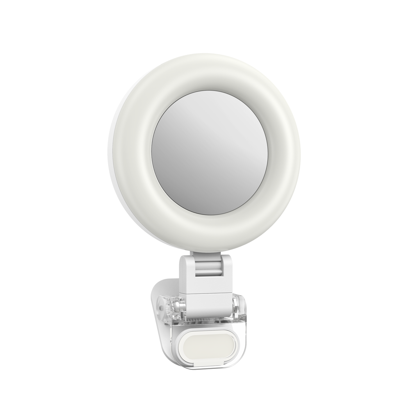 Telesin Mini Selfie Ring Light with Clip for Smartphone - White