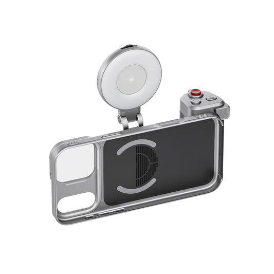 Telesin Master Grip V2 voor iPhone 17 Pro Max - Creator Combo met lamp en filter