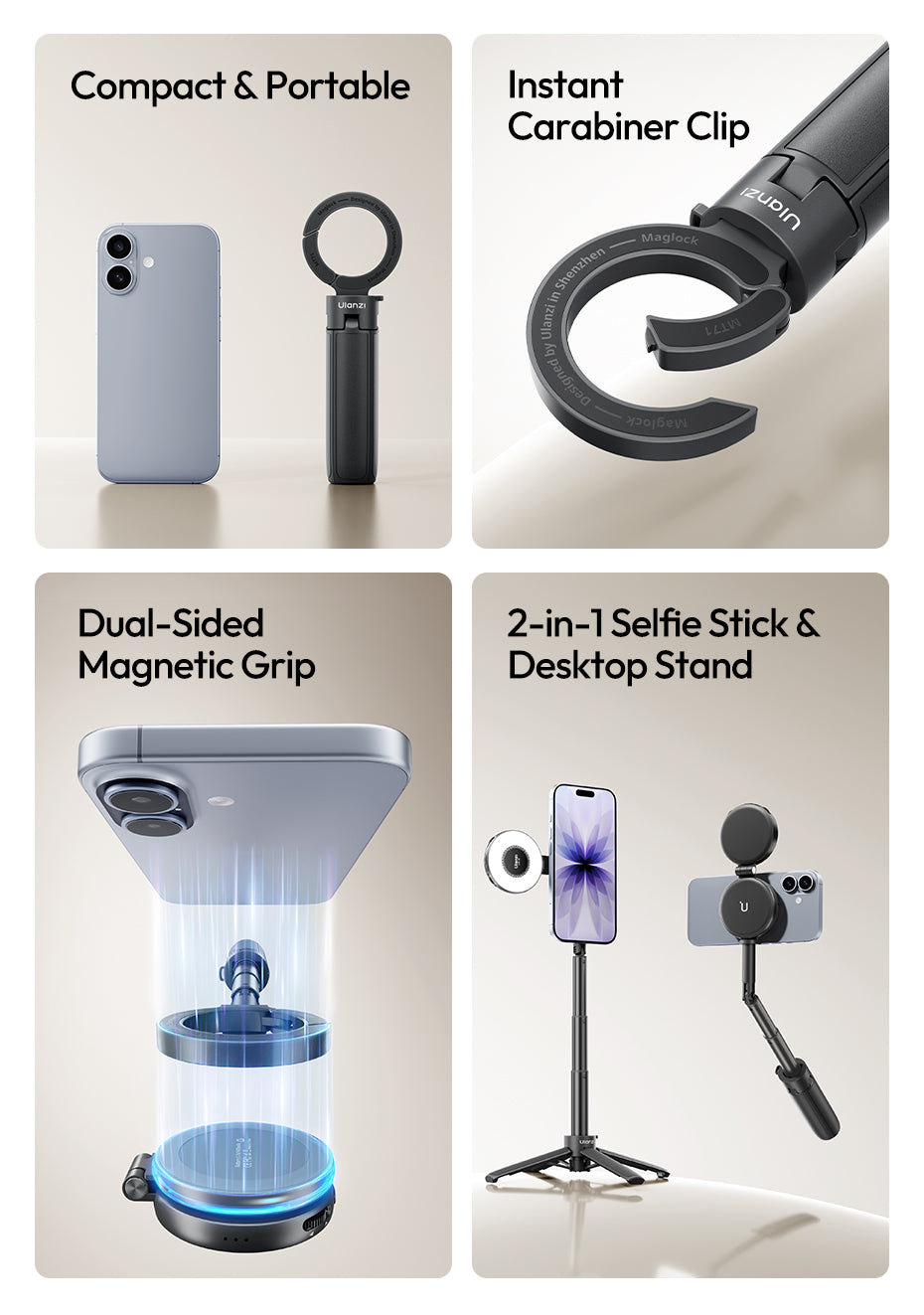 Ulanzi MT71 Magnetic Mini Selfie Stick