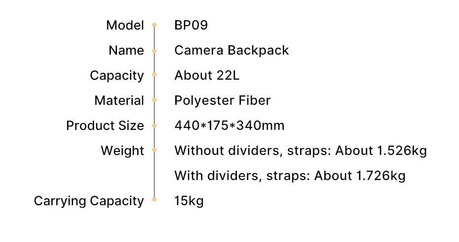 Ulanzi BP09 Camera Rugzak City Series 22 liter - Tassen