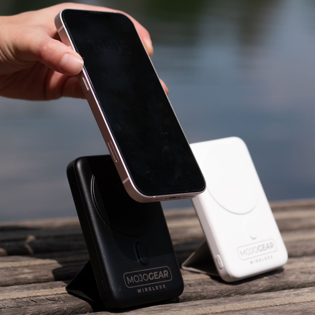 MOJOGEAR Wireless MagSafe powerbank 10.000 mAh - Wit - Powerbanks