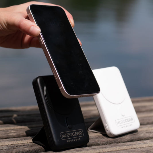 MOJOGEAR Wireless MagSafe powerbank 10.000 mAh - Wit - Powerbanks