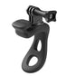 Telesin silicone tube clamp with mount for action camera - Black