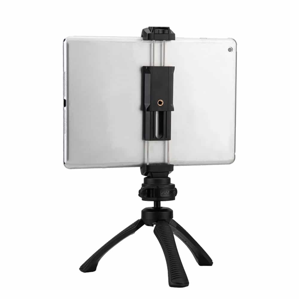 MOJOGEAR Phone & Tablet Holder for Tripod - With Cold Shoe Mount