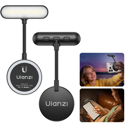 Ulanzi M10 Magnetische Flexibele telefoonlamp voor lezen, meetings en contentcreatie - Videoverlichting