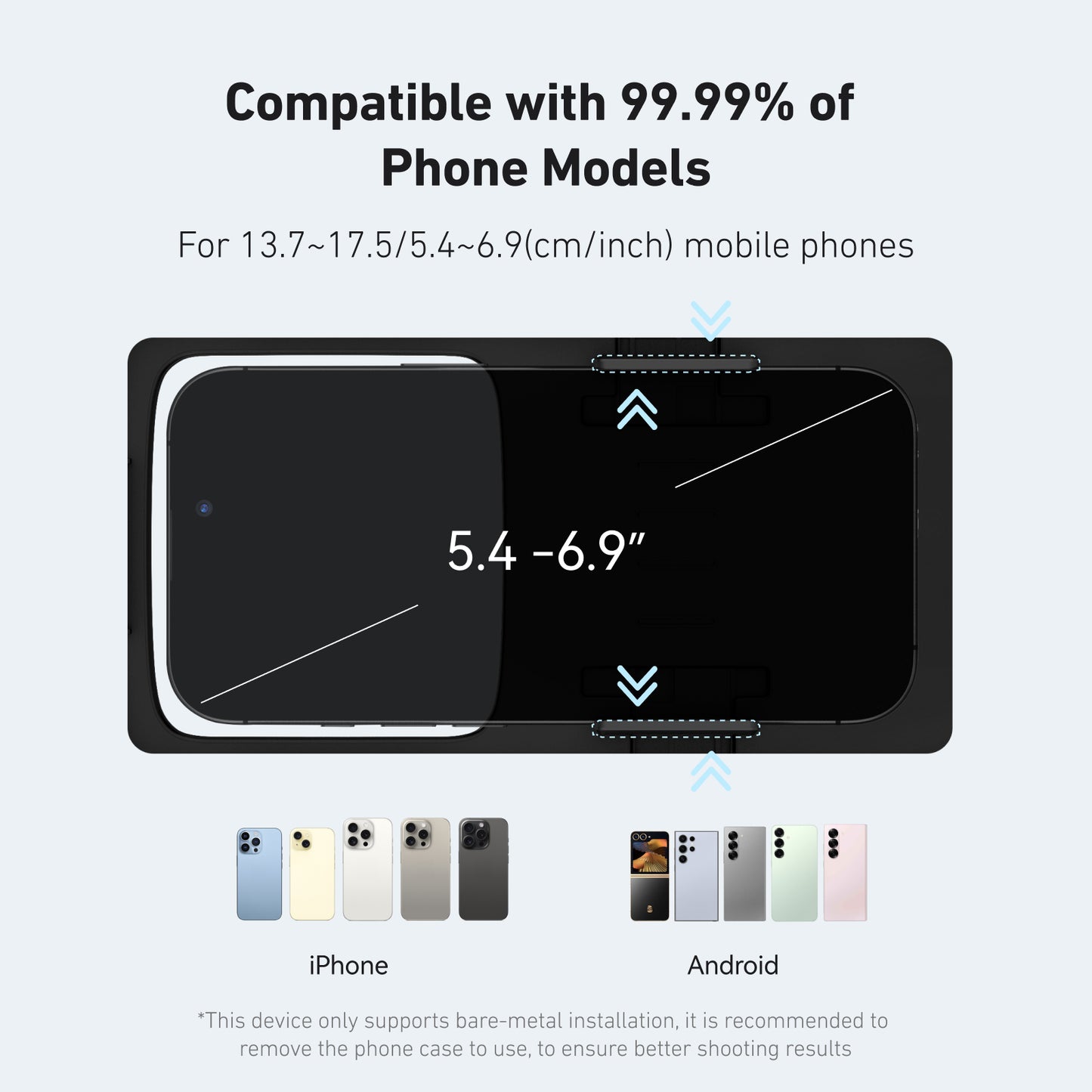Telesin Smartphone Duik Case met knoppen en vacuümpomp