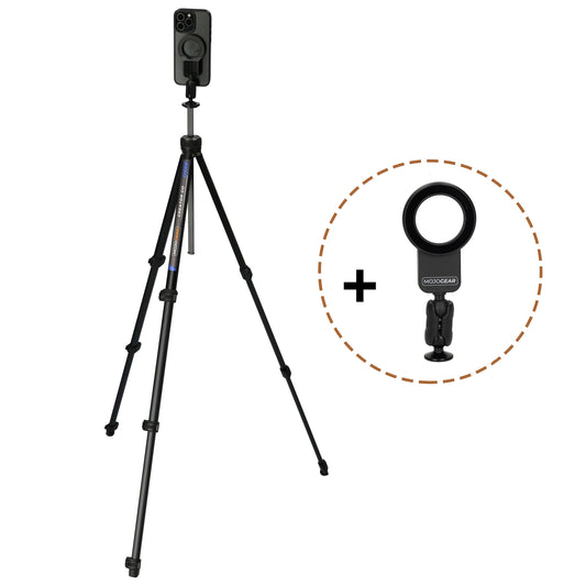 MOJOGEAR Creator GO MagSafe - Lichtgewicht iPhone statief 153 cm - Statieven en toebehoren